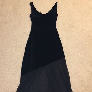 Beautiful Velvet Material Dress